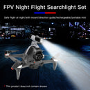 RCSTQ Flashlight Night Light + Torch Bracket Kit for DJI FPV Drone(Black)