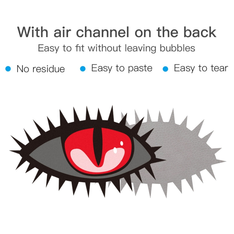 RCSTQ 4 in 1 Patterns Eye Sticker Easy Paste Facial Expression Personalized Sticker for DJI FPV Goggles V2