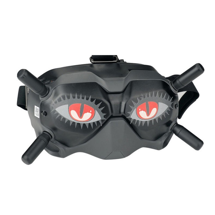 RCSTQ 4 in 1 Patterns Eye Sticker Easy Paste Facial Expression Personalized Sticker for DJI FPV Goggles V2