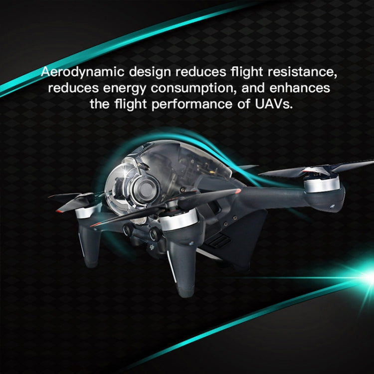 RCSTQ Gimbal Camera Lens Protective Hood Sunshade Cover for DJI FPV Drone(Transparent)