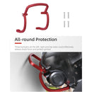 Sunnylife FV-Q9353 Gimbal Bumper Anti-collision Aluminum Alloy Guard Protector Bumper for DJI FPV(Red)