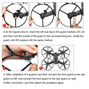 STARTRC Drone Propeller Protective Guard Anti-collision Ring for DJI FPV(Black)