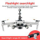 RCSTQ Expansion Buckle Bracket Flashlight Night Flight Kit for DJI Mavic Air 2 / Air 2S /Mavic 2 / Autel EVO 2 / Femi X8 SE Drone, Triple Flashlight