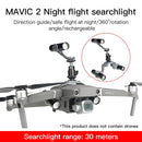 RCSTQ Fixed Bracket Chargeable Flashlight Night Flight Kit for DJI Mavic 2 Pro / Zoom Drone, Single Flashlight