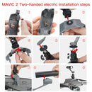 RCSTQ Fixed Bracket Chargeable Flashlight Night Flight Kit for DJI Mavic 2 Pro / Zoom Drone, Single Flashlight