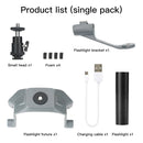 RCSTQ Fixed Bracket Chargeable Flashlight Night Flight Kit for DJI Mavic 2 Pro / Zoom Drone, Single Flashlight