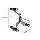 RCSTQ Fixed Bracket Chargeable Flashlight Night Flight Kit for DJI Mavic 2 Pro / Zoom Drone, Triple Flashlight