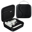 STARTRC 1109770 Portable PU Leather Storage Bag Carrying Case for DJI OM4 / Osmo Mobile 3, Size: 20cm x 18cm x 6.5cm (Black)