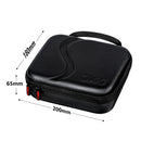 STARTRC 1109770 Portable PU Leather Storage Bag Carrying Case for DJI OM4 / Osmo Mobile 3, Size: 20cm x 18cm x 6.5cm (Black)