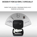 STARTRC 1109770 Portable PU Leather Storage Bag Carrying Case for DJI OM4 / Osmo Mobile 3, Size: 20cm x 18cm x 6.5cm (Black)
