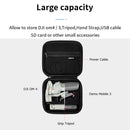 STARTRC 1109770 Portable PU Leather Storage Bag Carrying Case for DJI OM4 / Osmo Mobile 3, Size: 20cm x 18cm x 6.5cm (Black)