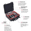STARTRC 1109761 ABS Waterproof Shockproof Suitcase Storage Box for DJI Mavic 2 Pro / Zoom(Black)