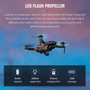 STARTRC One Pair Rechargeable Noise Reduction LED Flashing Propeller for DJI Mini 2 (Grey)