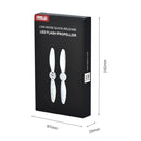 STARTRC One Pair Rechargeable Noise Reduction LED Flashing Propeller for DJI Mini 2 (Grey)