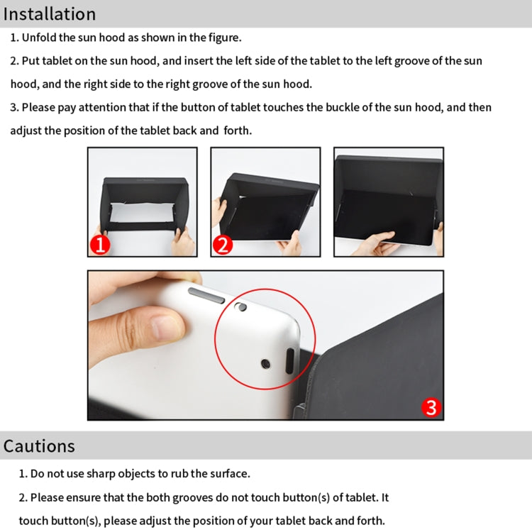 STARTRC Tablet PC Foldable Controller Sunshade for DJI FPV / Mavic Mini / Air / Air 2 / Air 2S / Mini 2 / Phantom 3 / Phantom 4