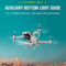 STARTRC for DJI Mavic Air 2 Foldable Quick Release Anti-collision Landing Gear Height Extender Holder with LED Night Indicator Light (Grey)