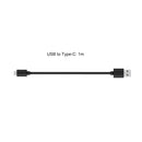 STARTRC USB 2.0 to Type-C / USB-C Charging Sync Data Cable for DJI OM 5, Length: 1m (Black)