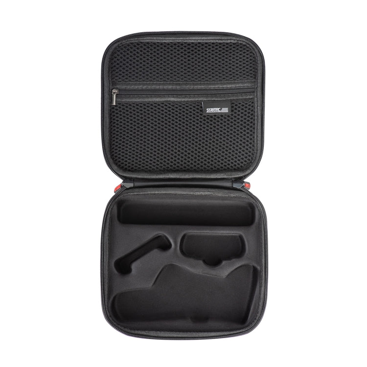 STARTRC Portable PU Leather Storage Bag Carrying Case for DJI OM 5, Size: 20cm x 18cm x 6.5cm(Black)
