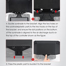STARTRC Foldable Controller Sunshade with Screen Bracket for DJI Mavic 2 / Mavic Air 2 / Air 2S / Mini 2(Black)