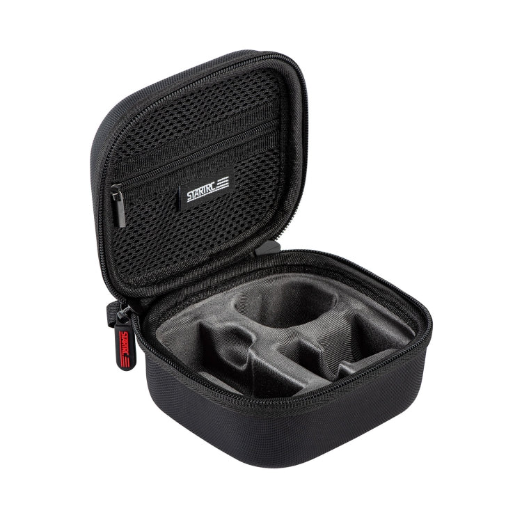STARTRC Diamond Texture PU Storage Case Bag for DJI Action 2 (Black)