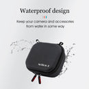 STARTRC Diamond Texture PU Storage Case Bag for DJI Action 2 (Black)
