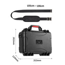 STARTRC ABS Waterproof Shockproof Suitcase Crossbody Portable Storage Box for DJI Mini 3 Pro (Black)