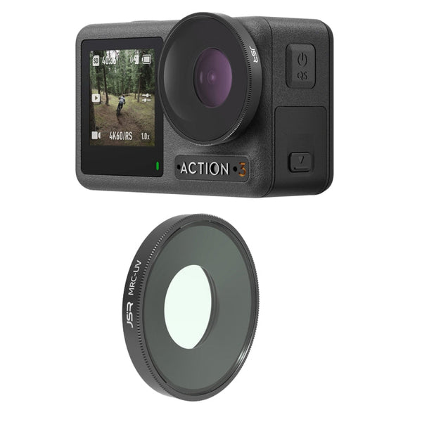 JSR MCUV Lens Filter For DJI Osmo Action 3 / GoPro Hero11 Black / HERO10 Black / HERO9 Black