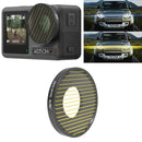 JSR Streak Drawing Lens Filter For DJI Osmo Action 3 / GoPro Hero11 Black / HERO10 Black / HERO9 Black(Gold)