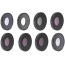JSR 8 in 1 Streak Blue CPL ND8 ND16 ND32 ND64 STAR NIGHT Lens Filter For DJI Osmo Action 3 / GoPro Hero11 Black / HERO10 Black / HERO9 Black