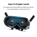 For DJI Goggles 2 / Avata Goggles STARTRC PU Dustproof Memory Card Storage Holder Lens Cover Antenna Storage Cover(Black)