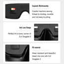 For DJI Goggles 2 / Avata Goggles STARTRC PU Dustproof Memory Card Storage Holder Lens Cover Antenna Storage Cover(Black)