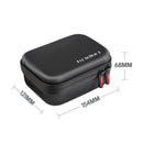 For DJI Osmo Action 3 STARTRC Camera Carry Case with Carabiner & Strap (Black)