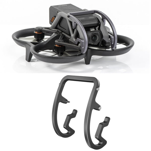 For DJI Avata STARTRC Gimbal Lens Anti-collision Aluminum Alloy Guard Bumper (Black)