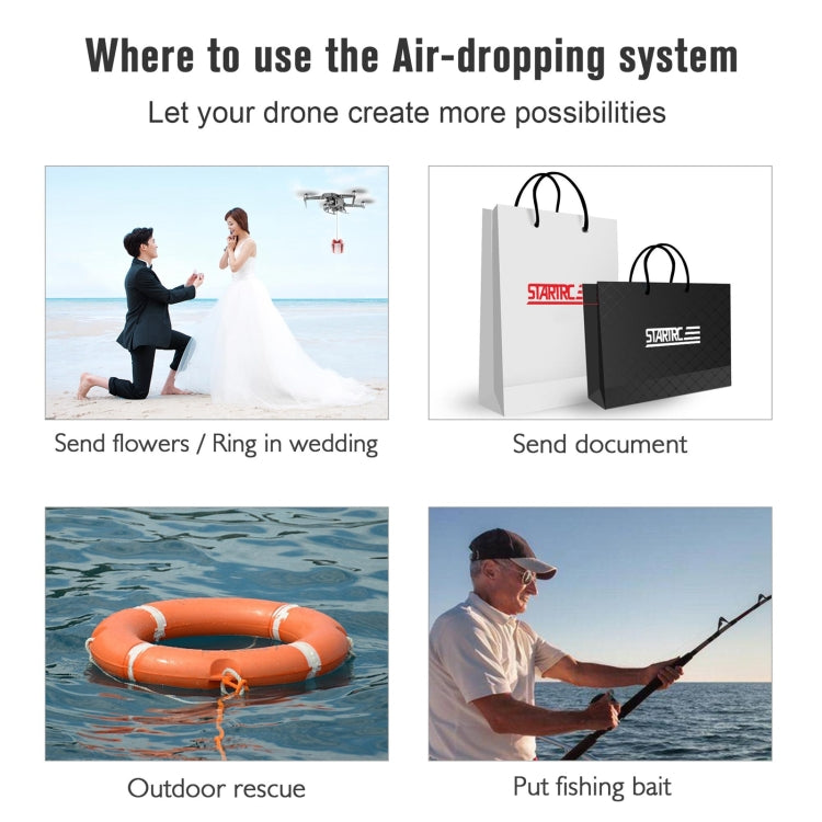 For DJI Mavic 3 STARTRC Air-Dropping System Thrower Parabolic (Grey)