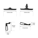 For DJI Avata STARTRC Folding Heightened Landing Gear Training Rack (Black)