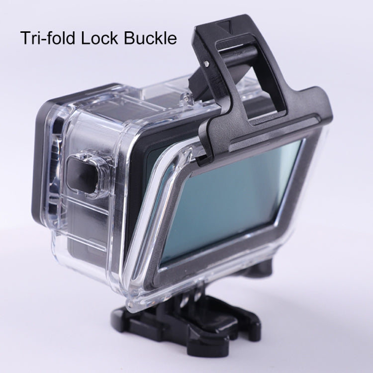 For DJI Osmo Action 3 Touch Screen 5m Underwater Waterproof Housing Diving Case (Transparent)