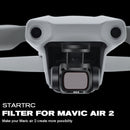 STARTRC 1107616 4 PCS ND4PL / ND8PL / ND16PL / ND32PL Drone Lens Filter for DJI Mavic Air 2 (Black)
