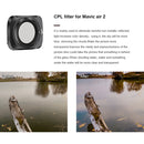 STARTRC 1107616 4 PCS ND4PL / ND8PL / ND16PL / ND32PL Drone Lens Filter for DJI Mavic Air 2 (Black)