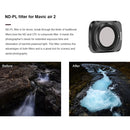 STARTRC 1107616 4 PCS ND4PL / ND8PL / ND16PL / ND32PL Drone Lens Filter for DJI Mavic Air 2 (Black)