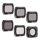 STARTRC 1107615 6 PCS ND4 / ND8 /ND16 / ND32 / MCUV / CPL Drone Lens Filter for DJI Mavic Air 2 (Black)