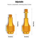 2 PCS STARTRC Drone Remote Control Retractable Adjustment Aluminum Alloy Rockers for DJI Air 2S / Mini 2 / Mavic Air 2 (Gold)