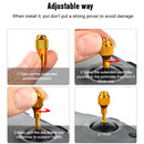 2 PCS STARTRC Drone Remote Control Retractable Adjustment Aluminum Alloy Rockers for DJI Air 2S / Mini 2 / Mavic Air 2 (Gold)