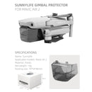 Sunnylife For DJI Mavic Air 2 Camera Lens Protective Cover Hood (Grey)