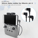 STARTRC For DJI Mavic Air 2 / Air 2S Type-C / USB-C to 8 Pin Dedicated Connect Data Cable, Length: 30cm(Black)