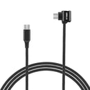 STARTRC For DJI FPV Goggles Type-C / USB-C to Type-C / USB-C Elbow Dual-way Transmission Data Cable, Length: 1.2m(Black)