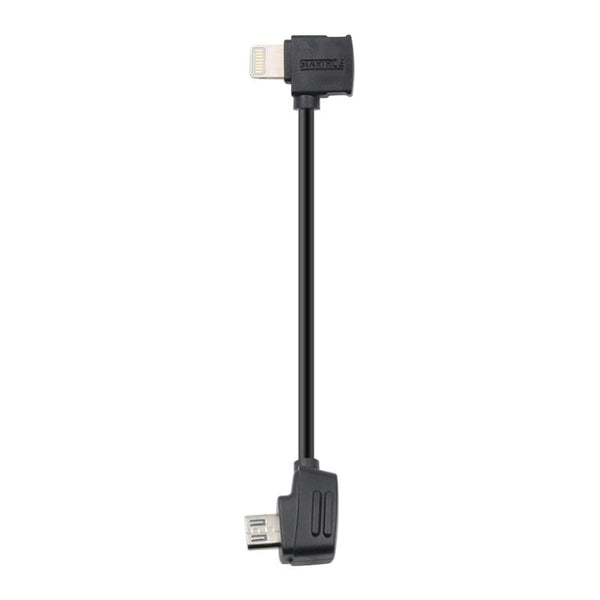 STARTRC 10cm 8 Pin to Micro USB Converting Connector Data Cable for DJI Mavic Mini / Air, Shark Remote Controller(Black)