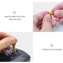 STARTRC For DJI Mavic Air 2 / Air 2S Remote Control Aluminum Transmitter Extended Control Sticks Heighten Rocking Bar(Gold)
