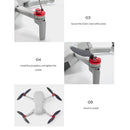 STARTRC 4 PCS Motor Protective Cover Motors Cap Protector with Blade Screw Set for DJI Mavic Mini