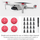 STARTRC 4 PCS Motor Protective Cover Motors Cap Protector with Blade Screw Set for DJI Mavic Mini