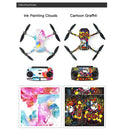 STARTRC Color Pattern Waterproof PVC Stickers Drone & Controller & Battery for DJI Mavic Mini (Tiger Head Flame)